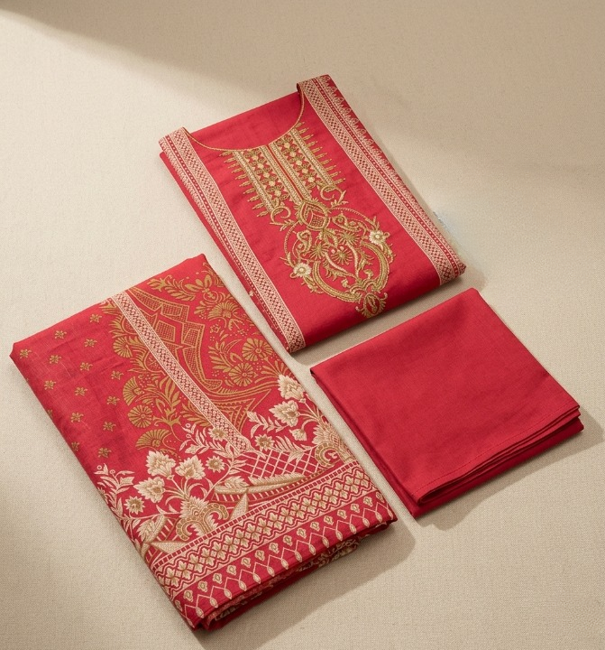 Noor-ul-Haya: Royal Red Eid Ensemble