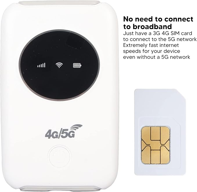 WiFi Modem, Unlocked 5G WiFi Mobile Hotspot