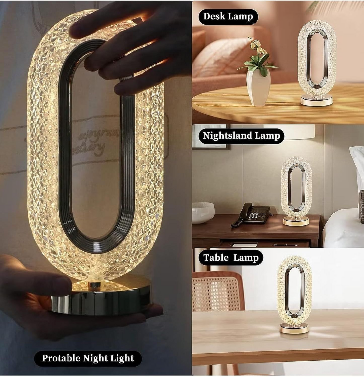 usb charging touch lamp